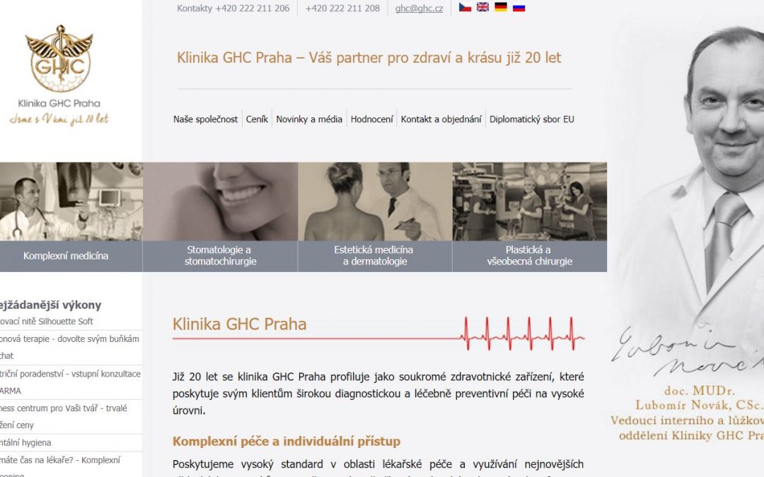 GHC – světoznámá zdravotní a estetická klinika